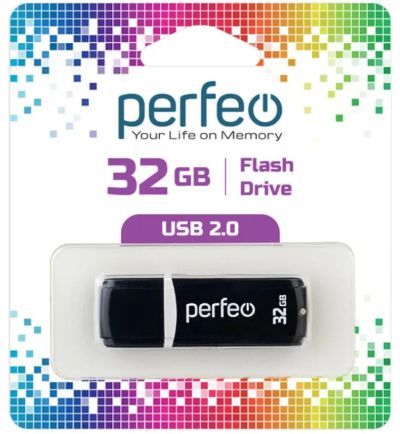 Лот: 24948925. Фото: 1. Флеш-накопитель USB2.0 32Gb Perfeo... USB-флеш карты