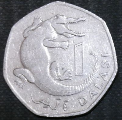 Лот: 12734644. Фото: 1. Экзотика с рубля (16247) Гамбия. Остальные страны