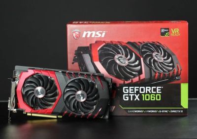 Лот: 9911585. Фото: 1. Видеокарта MSI GeForce GTX1060... Видеокарты