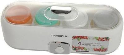 Лот: 11697636. Фото: 1. Йогуртница POLARIS PYM 0104 Белый... Кухонная