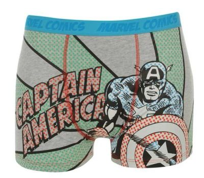 Лот: 4823622. Фото: 1. Боксеры Captain America ! Размер... Нижнее бельё, плавки, шорты для плавания