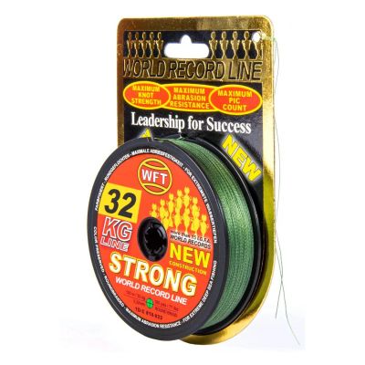 Лот: 25513730. Фото: 1. Шнур плетеный WFT KG Strong Green... Шнуры, кабели, разъёмы