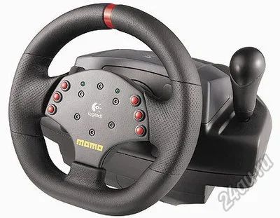 Лот: 6318252. Фото: 1. Руль Logitech MOMO Racing. Рули, джойстики