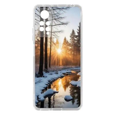 Лот: 25134699. Фото: 1. Чехол Krutoff Clear Case "Весна... Чехлы, бамперы