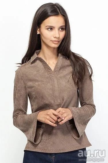 Лот: 8844359. Фото: 1. Блузка р. 46, новая, искусственная... Блузы, рубашки, водолазки