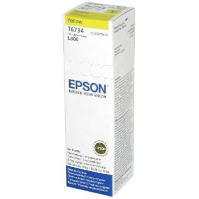 Лот: 15750725. Фото: 1. Чернила Epson T6734 для L800 70ml... Картриджи, расходные материалы