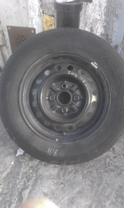 Лот: 3943832. Фото: 1. Шины на дисках 155/80 R13 Toyota... Шины на дисках