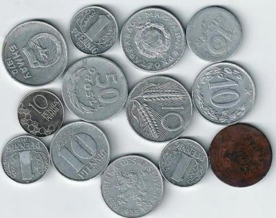 Лот: 16716856. Фото: 1. Монеты , иностранные . С рубля... Остальные страны