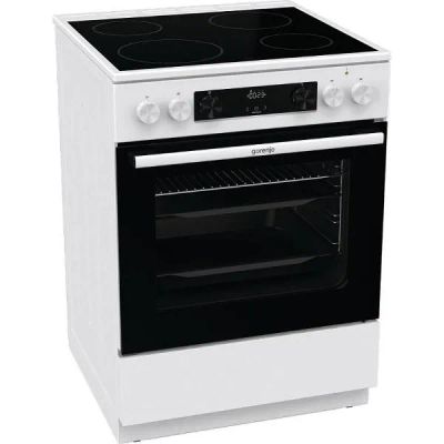 Лот: 24467205. Фото: 1. Электрическая плита Gorenje GEC6C40WD. Плиты, духовые шкафы, варочные поверхности