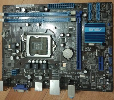 Лот: 10873639. Фото: 1. Материнская плата ASUS P8H61 M... Материнские платы