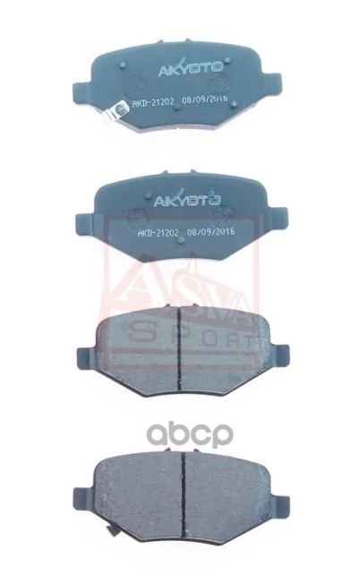 Лот: 24762151. Фото: 1. Колодки Тормозные AKYOTO арт... Разное