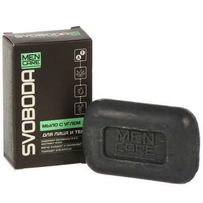 Лот: 25545807. Фото: 1. Мыло Svoboda Men Care, 100 г... Уход за телом