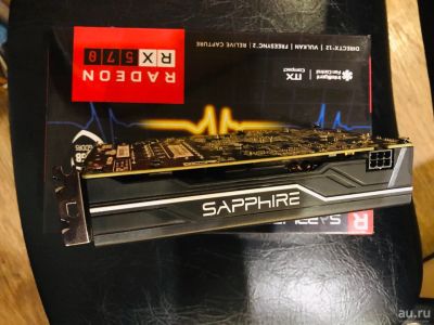 Лот: 14852137. Фото: 1. saphire RX 570 4Gb. Видеокарты