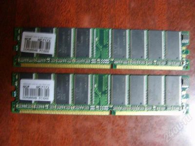 Лот: 244806. Фото: 1. 2 планки по 256Mb DIMM DDR PC3200... Оперативная память