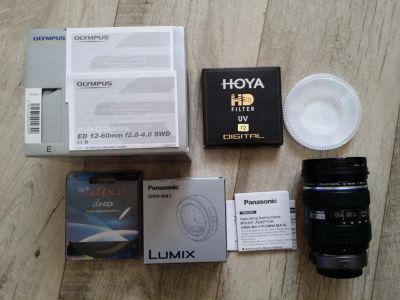 Лот: 15394146. Фото: 1. Olympus 12-60mm F 2.8-4 SWD+Hoya... Объективы