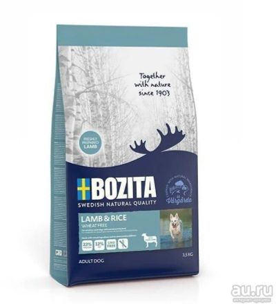 Лот: 17678419. Фото: 1. Bozita (Бозита) Lamb&Rice Wheat... Корма