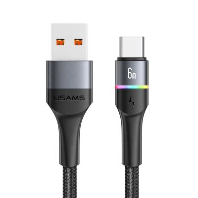 Лот: 24549526. Фото: 1. Кабель Usams US-SJ536 U76, USB-Type-C... Дата-кабели, переходники