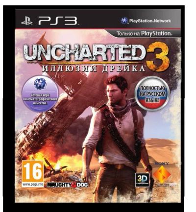 Лот: 4730664. Фото: 1. Uncharted 3 иллюзии Дрейка на... Игры для консолей