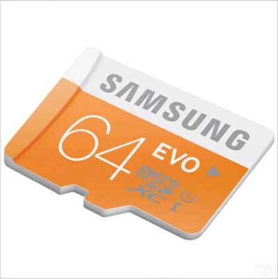 Лот: 6193531. Фото: 1. Samsung EVO microSDHC UHS-I 64GB... Карты памяти