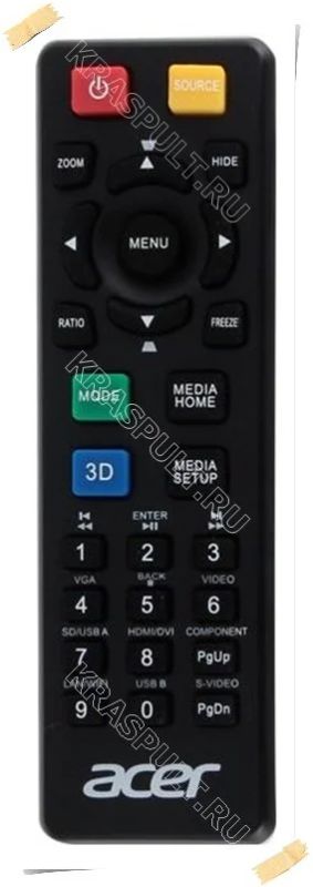 Лот: 15908229. Фото: 1. Пульт ACER X112H, X122, X152H. Пульты ДУ