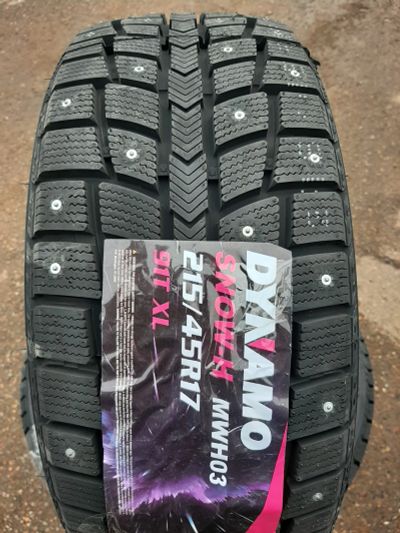 Лот: 23458003. Фото: 1. 215/45 R17 91T Dynamo Snow-H MWH03. Шины
