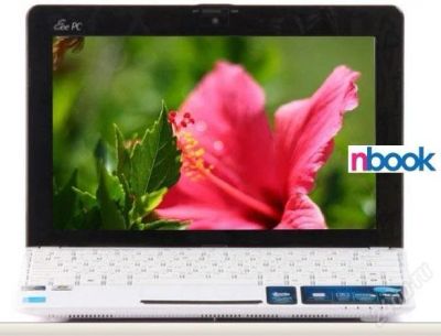Лот: 1118706. Фото: 1. Белый нетбук Asus Eee PC 1015P... Ноутбуки