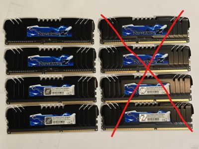 Лот: 15348912. Фото: 1. ddr3 ram 4GBx4 G.Skill Ripjaws... Оперативная память