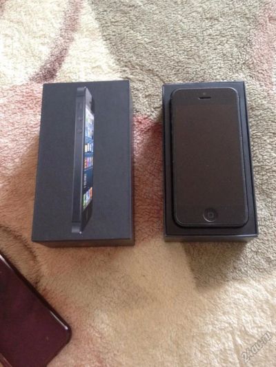 Лот: 5923631. Фото: 1. Apple iPhone 5 16gb Black. Смартфоны
