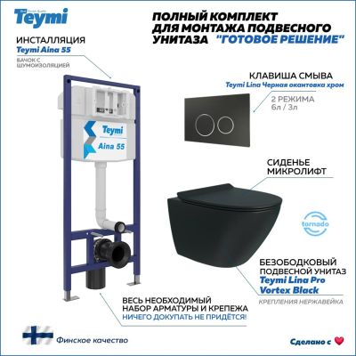 Лот: 25313210. Фото: 1. Комплект унитаза с инсталляцией... Унитазы, биде