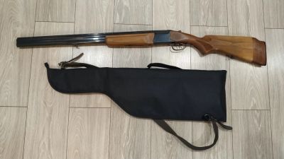Лот: 23563106. Фото: 1. Гладкоствольное ружьё МР-27М вертикалка. Охотничье оружие