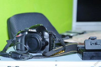 Лот: 5557346. Фото: 1. Nikon D3200 фотоаппарат пробег... Цифровые зеркальные