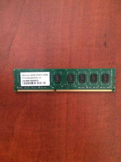 Лот: 10886390. Фото: 1. Оперативная память Micron 4gb... Оперативная память