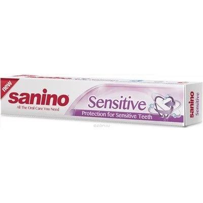 Лот: 12306134. Фото: 1. Sanino Зубная паста Sensitive... Уход за полостью рта