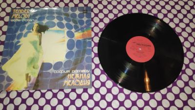 Лот: 25601622. Фото: 1. " Нежная мелодия " большая виниловая... Аудиозаписи