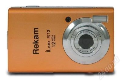 Лот: 551527. Фото: 1. Rekam iLook S12 золотистый 12Mp... Цифровые компактные
