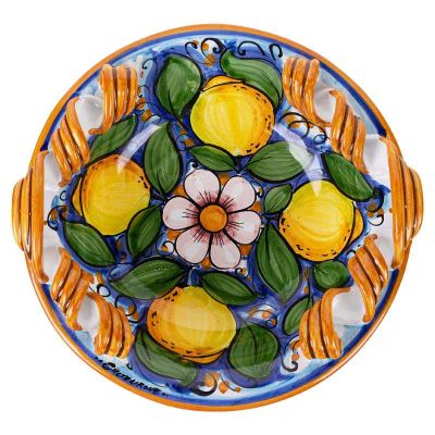 Лот: 24937931. Фото: 1. Блюдо Ceramiche Di Caltagirone... Предметы сервировки