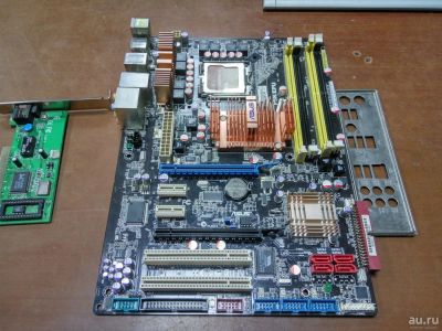 Лот: 11587734. Фото: 1. ASUS P5K/EPU, ATX, P35 чипсет... Материнские платы