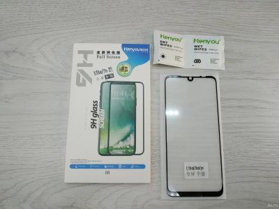 Лот: 13698677. Фото: 1. Защитное стекло с рамкой для Xiaomi... Защитные стёкла, защитные плёнки