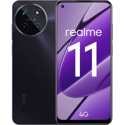 Лот: 22220258. Фото: 1. Смартфон realme 11 8/128GB Черный... Смартфоны