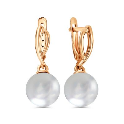 Лот: 23873738. Фото: 1. Серьги TALANT из серебра с жемчугом. Серьги, каффы