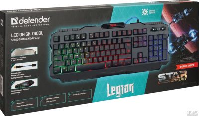 Лот: 13502873. Фото: 1. Клавиатура Defender Legion GK-010DL... Клавиатуры и мыши