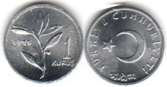Лот: 5205797. Фото: 1. 1 куруш Турция 1975г. Азия