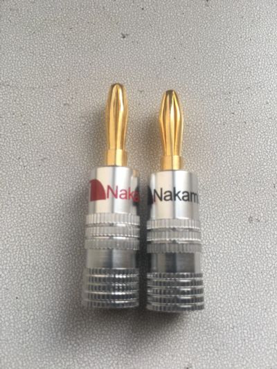 Лот: 16792287. Фото: 1. Штекер «банан» Nakamichi. Шнуры, кабели, разъёмы