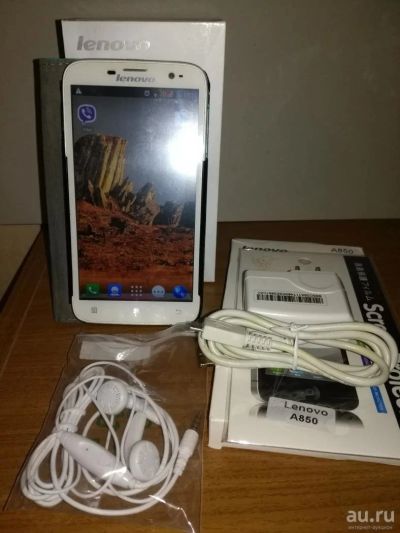 Лот: 8740375. Фото: 1. Lenovo A850. Белый. Смартфоны
