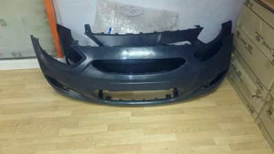 Лот: 5051697. Фото: 1. Бампер передний Hyundai Solaris... Кузов