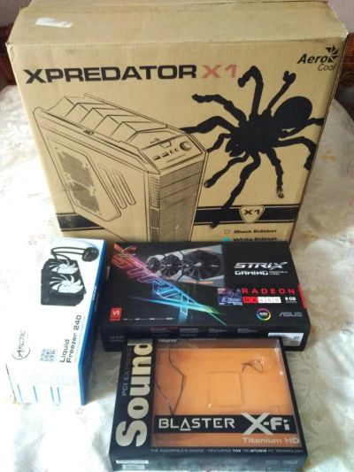 Лот: 11090900. Фото: 1. Системный блок FX8350/8Gb/RX480... Компьютеры в сборе