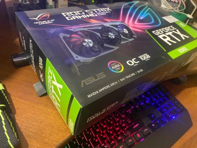 Лот: 19957923. Фото: 1. Видеокарта ASUS ROG Strix GeForce... Видеокарты