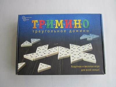 Лот: 20672708. Фото: 1. Треугольное домино "Тримино". Детские настольные игры