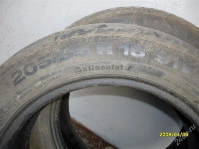 Лот: 900689. Фото: 1. шины колеса continental 205/55... Шины