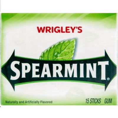 Лот: 23727212. Фото: 1. Wrigley"s Spearmint Резинка жевательная... Лекарства